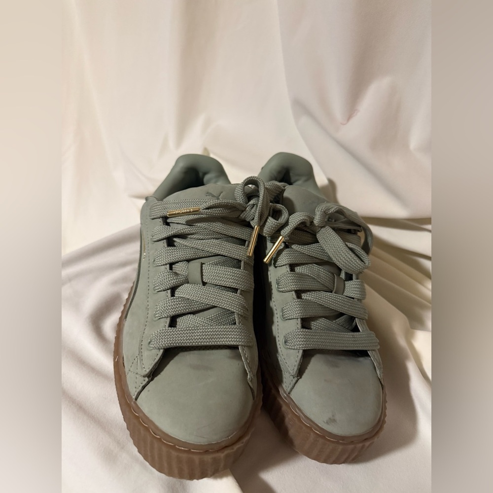 Puma X Fenty Creeper Phatty Nubuck ' Green Fog' 
Size 10